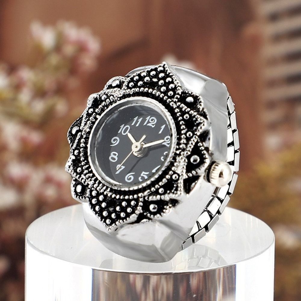 Vintage Jewelry Watches Women - Reloj de anillo de dedo para
