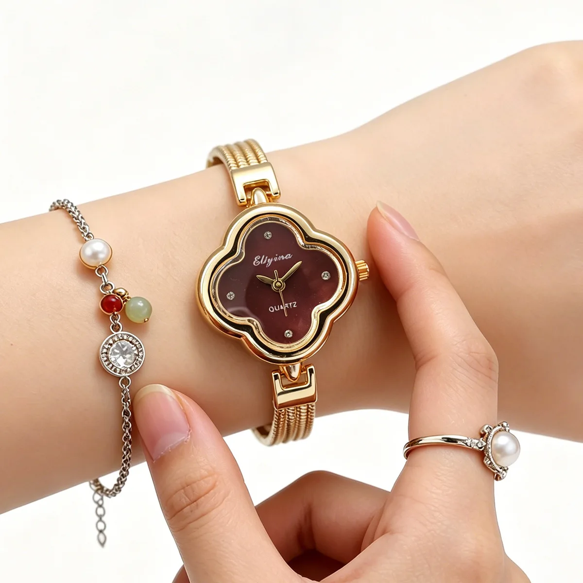 Vintage Jewelry Watches Women - Reloj Vintage para Mujer, Correa de
