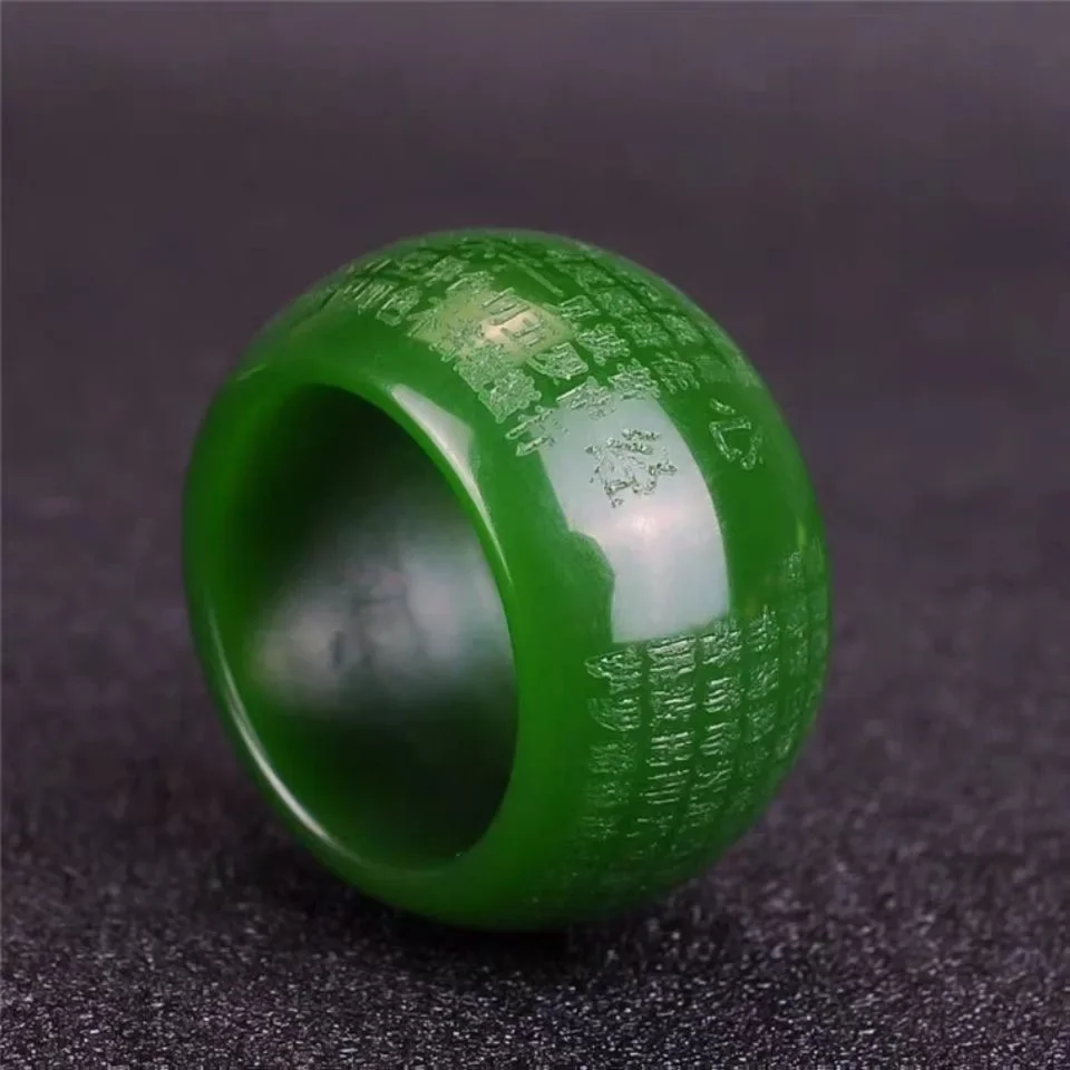 Jewelry & Watches Spółka Z Ograniczoną Odpowiedzialnością Sp Z Oo - Anillo de jade verde natural de