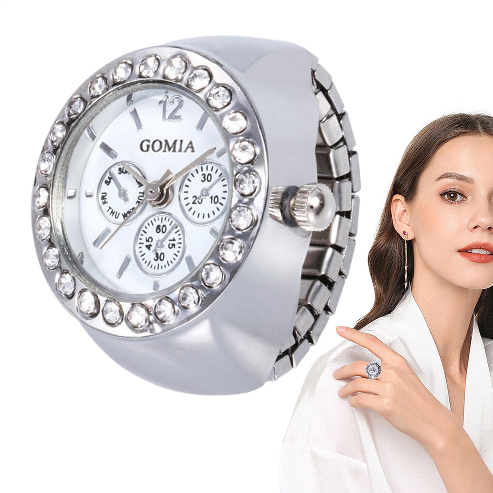 Vintage Jewelry Watches Women - Anillo Reloj para Mujer, Anillo de