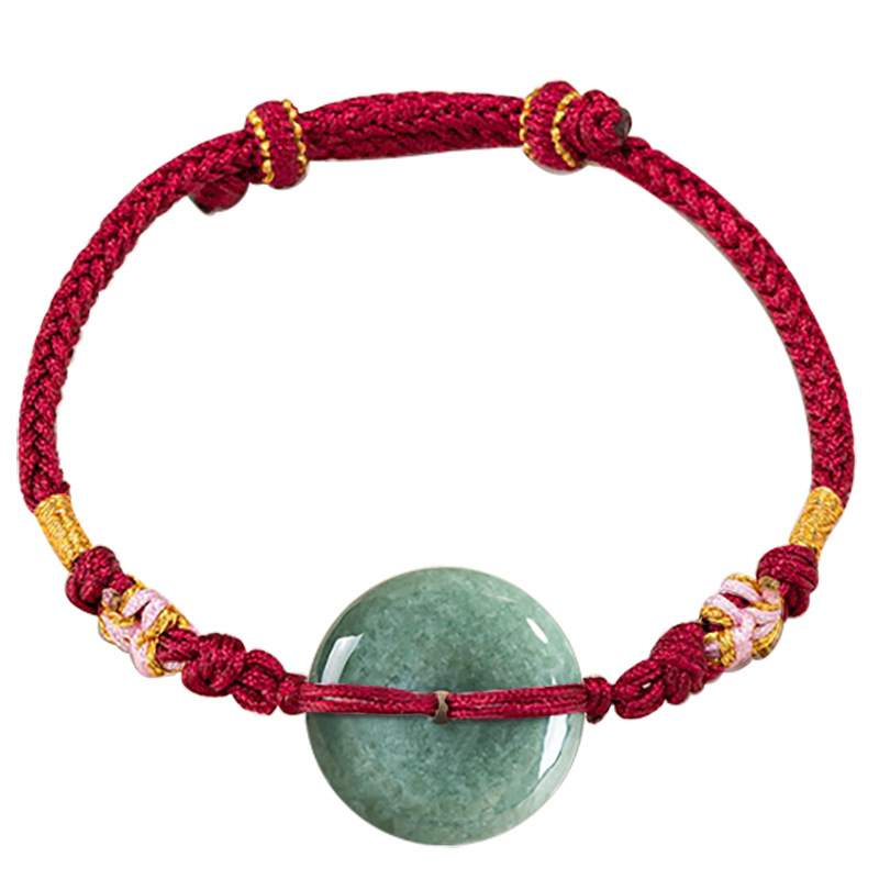 Jewelry & Watches Spółka Z Ograniczoną Odpowiedzialnością Sp Z Oo - Pulsera de donut de jadeíta verde