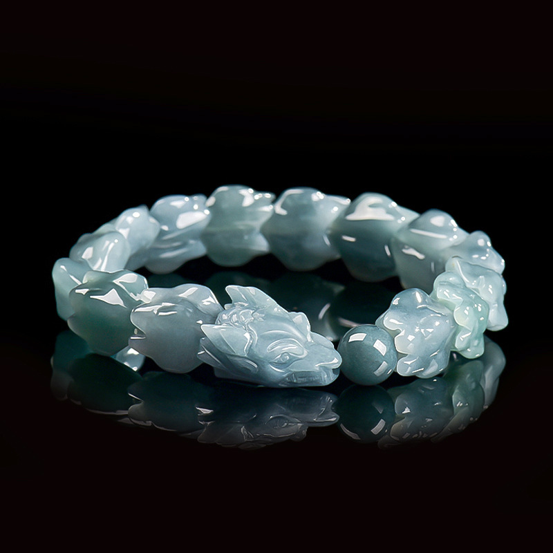 Jewelry & Watches Spółka Z Ograniczoną Odpowiedzialnością Sp Z Oo - Brazalete de Dragón de Jadeíta Birmana