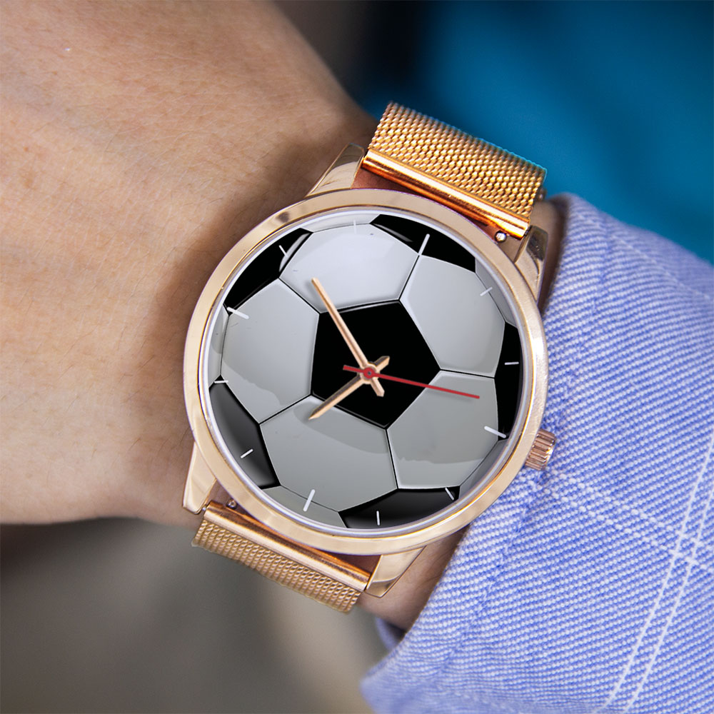Fútbol Diseño de fútbol Fans P - Jewelry Watches Silver reseña y precio