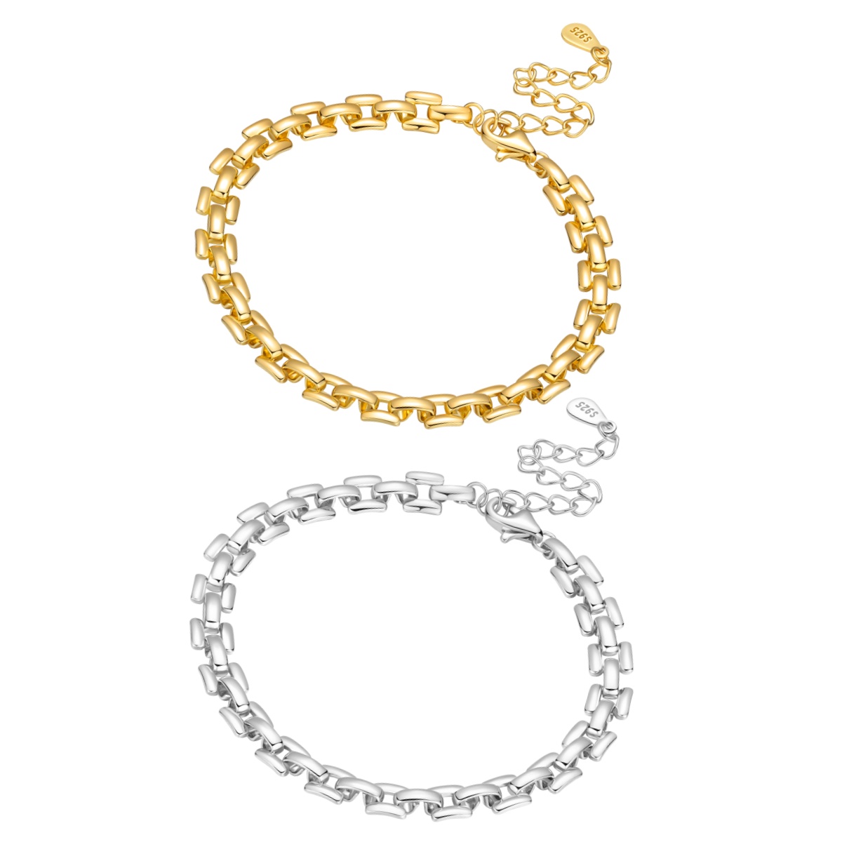 MISEFF S925 Cadena de pulsera  - Vintage Jewelry Watches Women reseña y precio