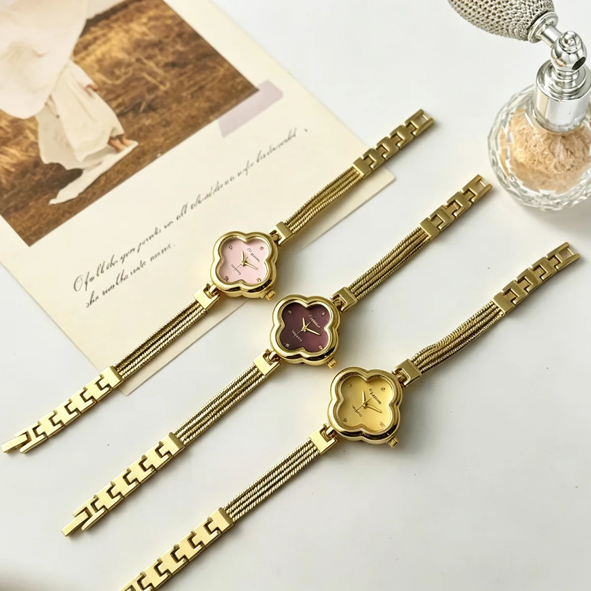 Reloj Vintage para Mujer, Corr - Vintage Jewelry Watches Women reseña y precio