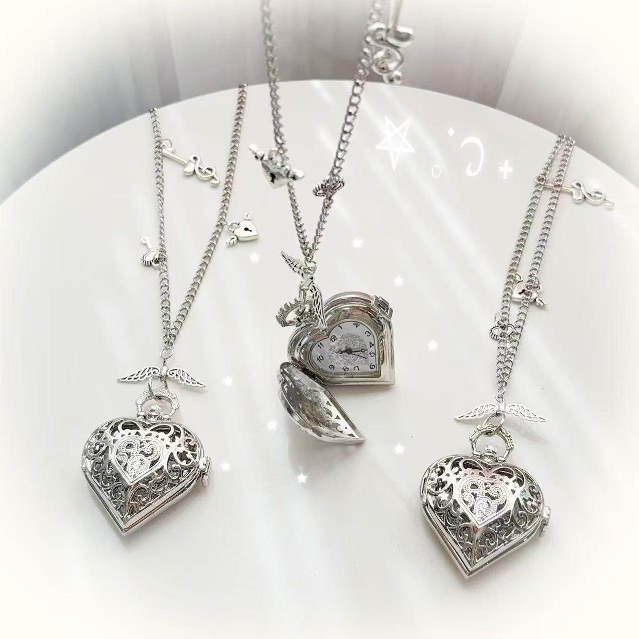 Collar con Reloj de Bolsillo d - Vintage Jewelry Watches Women reseña y precio