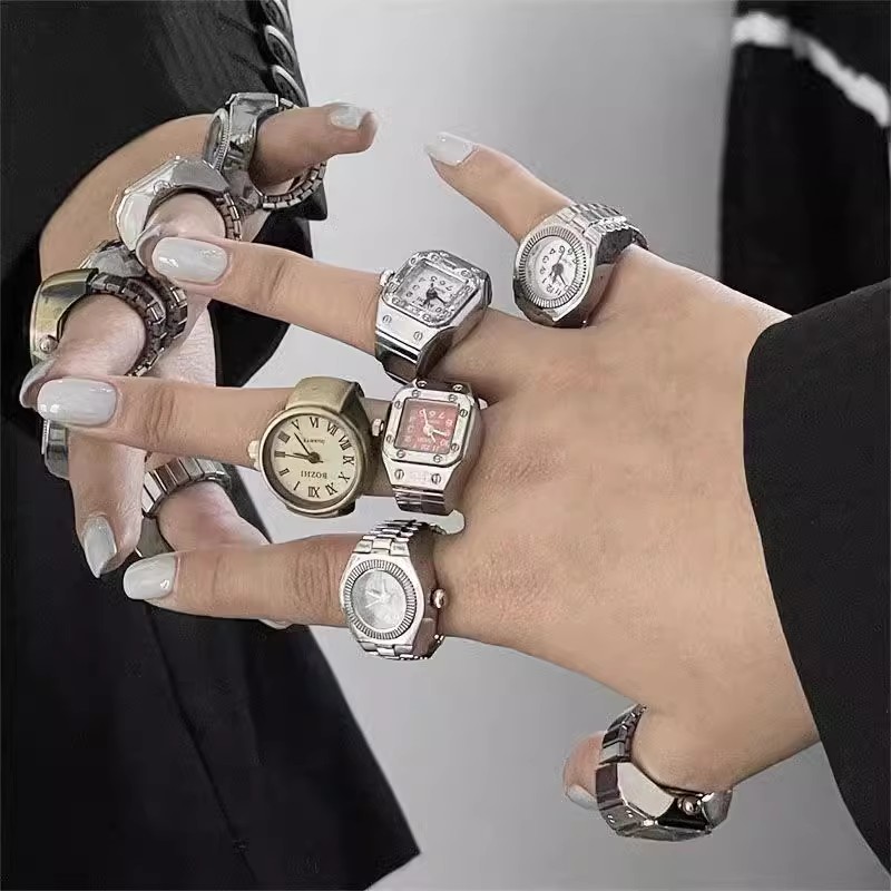Relojes de Anillo Vintage Plat - Vintage Jewelry Watches Women reseña y precio