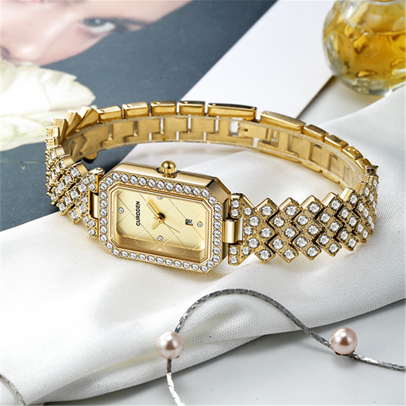 CURDDEN-relojes rectangulares  - Jewelry Watches Silver reseña y precio