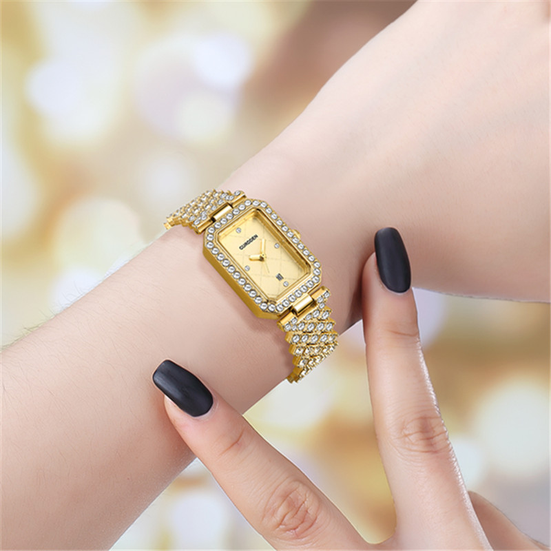 CURDDEN-relojes rectangulares  - Jewelry Watches Silver reseña y precio
