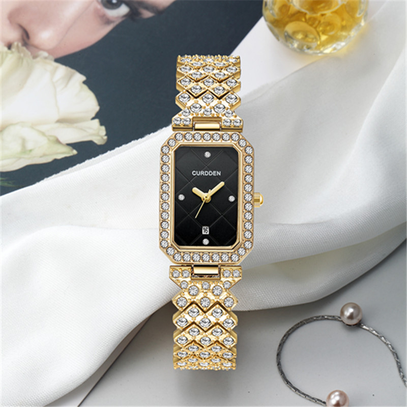 CURDDEN-relojes rectangulares  - Jewelry Watches Silver reseña y precio