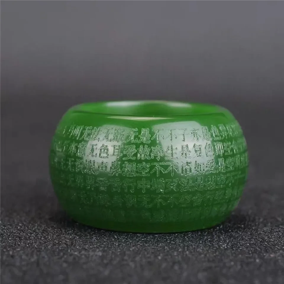 Anillo de jade verde natural d - Jewelry & Watches Spółka Z Ograniczoną Odpowiedzialnością Sp Z Oo reseña y precio