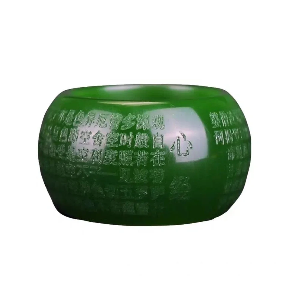 Anillo de jade verde natural d - Jewelry & Watches Spółka Z Ograniczoną Odpowiedzialnością Sp Z Oo reseña y precio