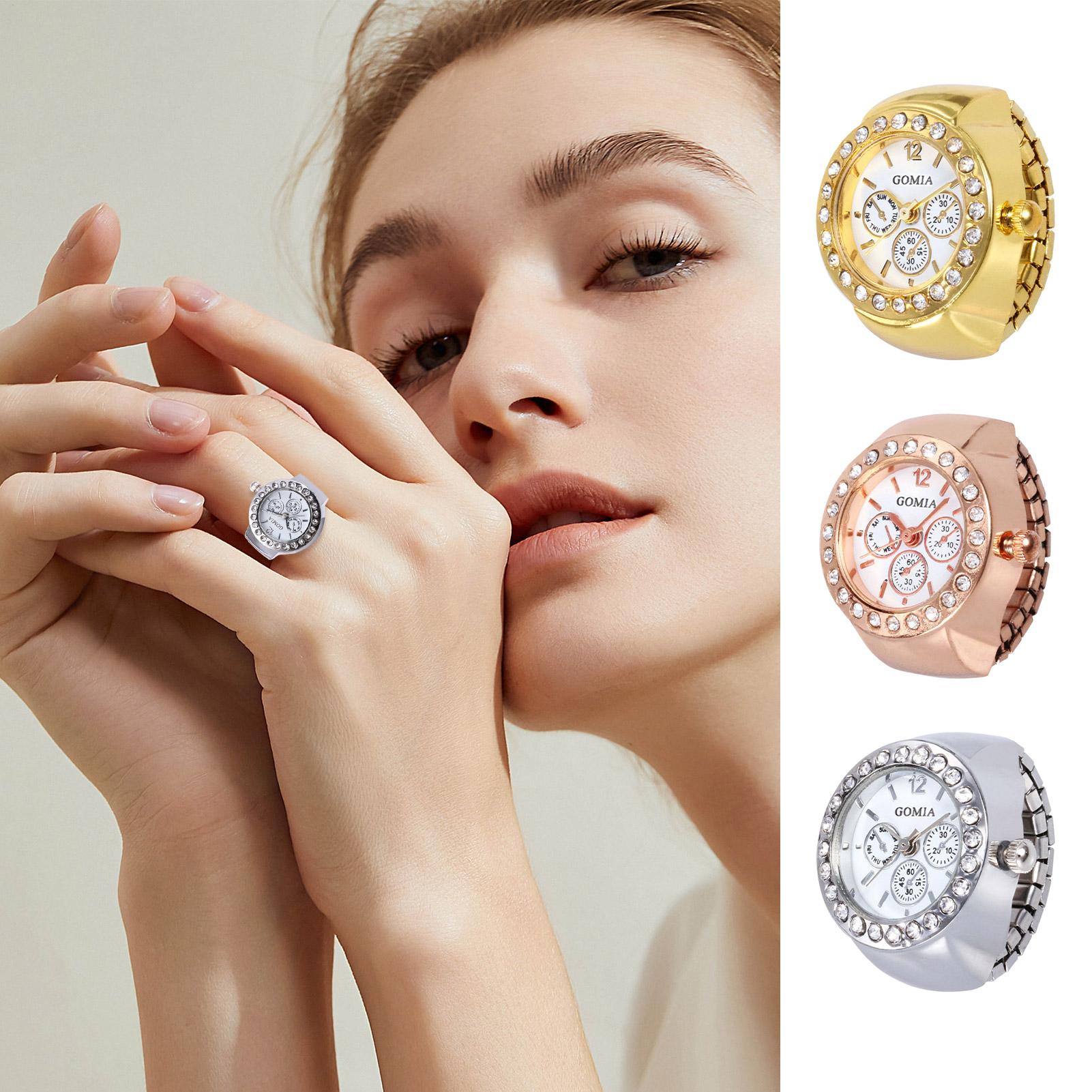 Anillo Reloj para Mujer, Anill - Vintage Jewelry Watches Women reseña y precio