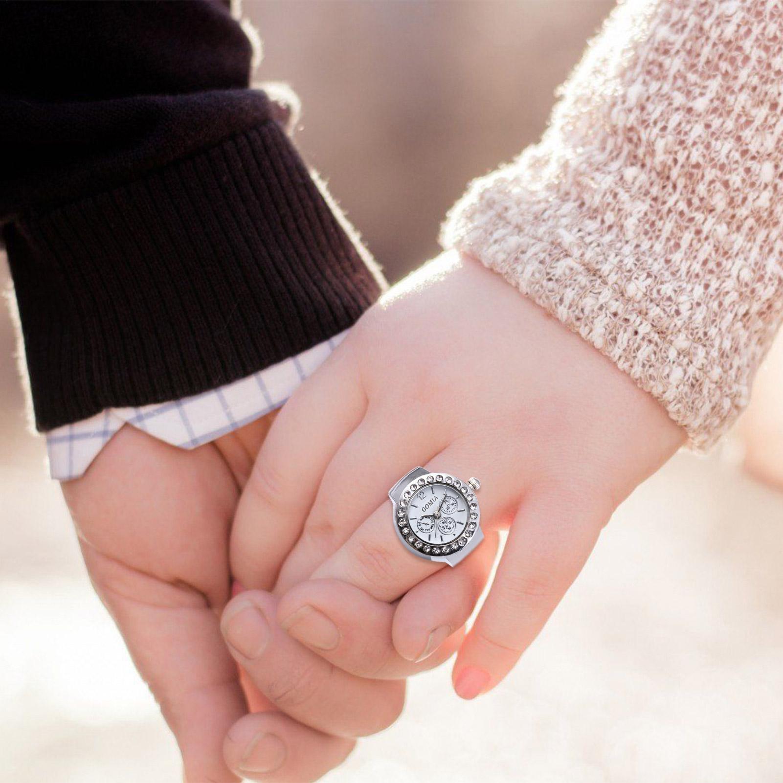 Anillo Reloj para Mujer, Anill - Vintage Jewelry Watches Women reseña y precio
