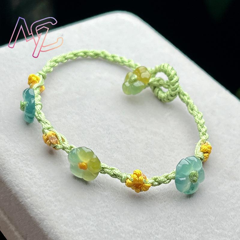 Pulsera de flores de jadeíta d - Jewelry & Watches Spółka Z Ograniczoną Odpowiedzialnością Sp Z Oo reseña y precio