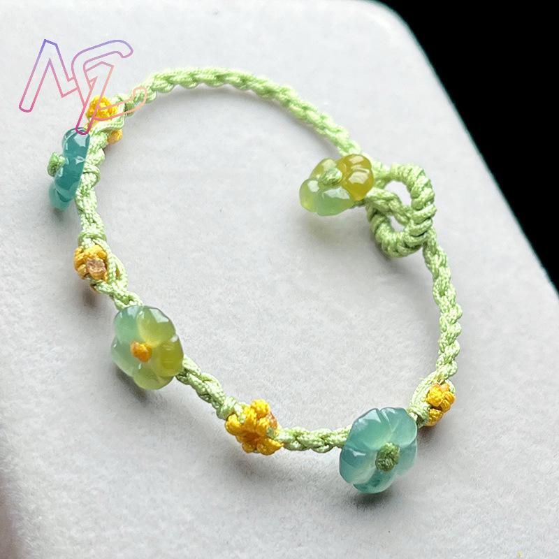 Pulsera de flores de jadeíta d - Jewelry & Watches Spółka Z Ograniczoną Odpowiedzialnością Sp Z Oo reseña y precio