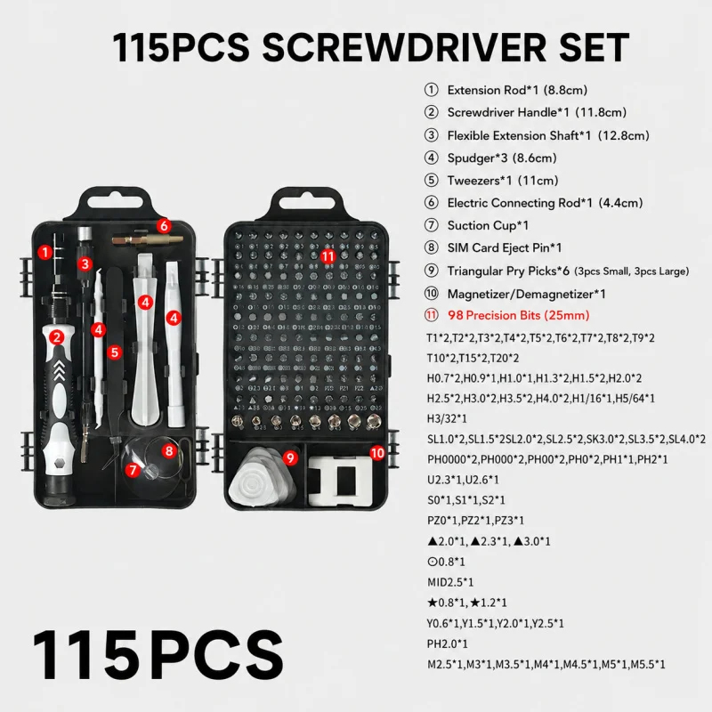 Juego de destornilladores magn - Watch Repair Tool Kit reseña y precio