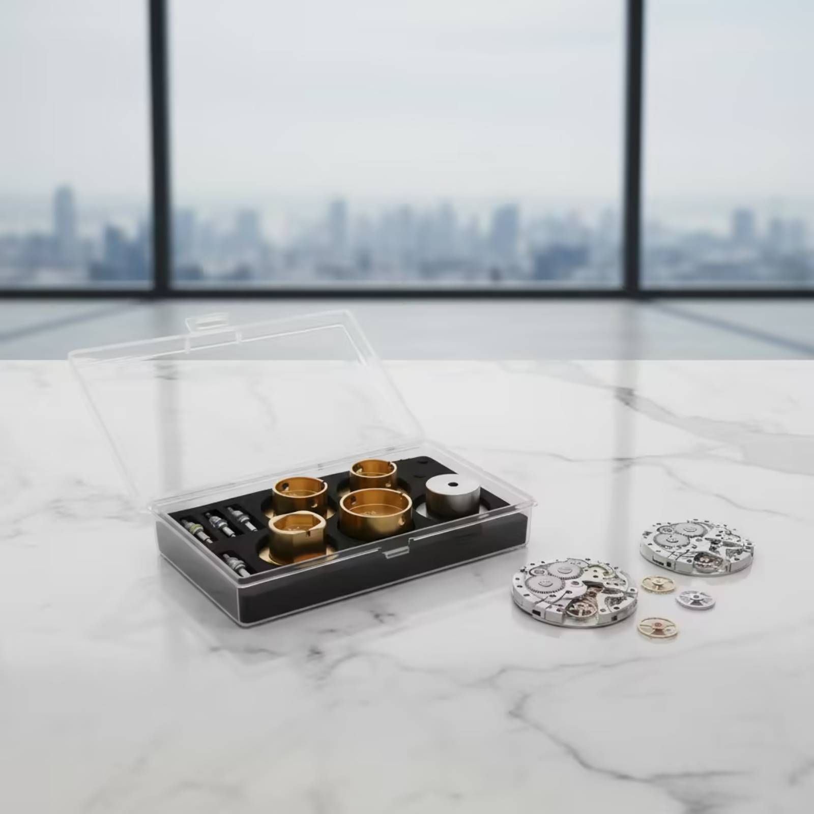 Juego de soportes para movimie - Watch Repair Tool Kit reseña y precio