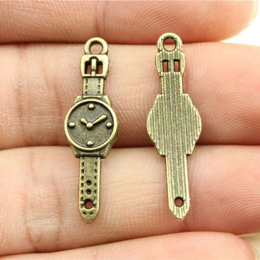 10 piezas de 30x9mm, 2 colores - Jewelry Watches Silver reseña y precio