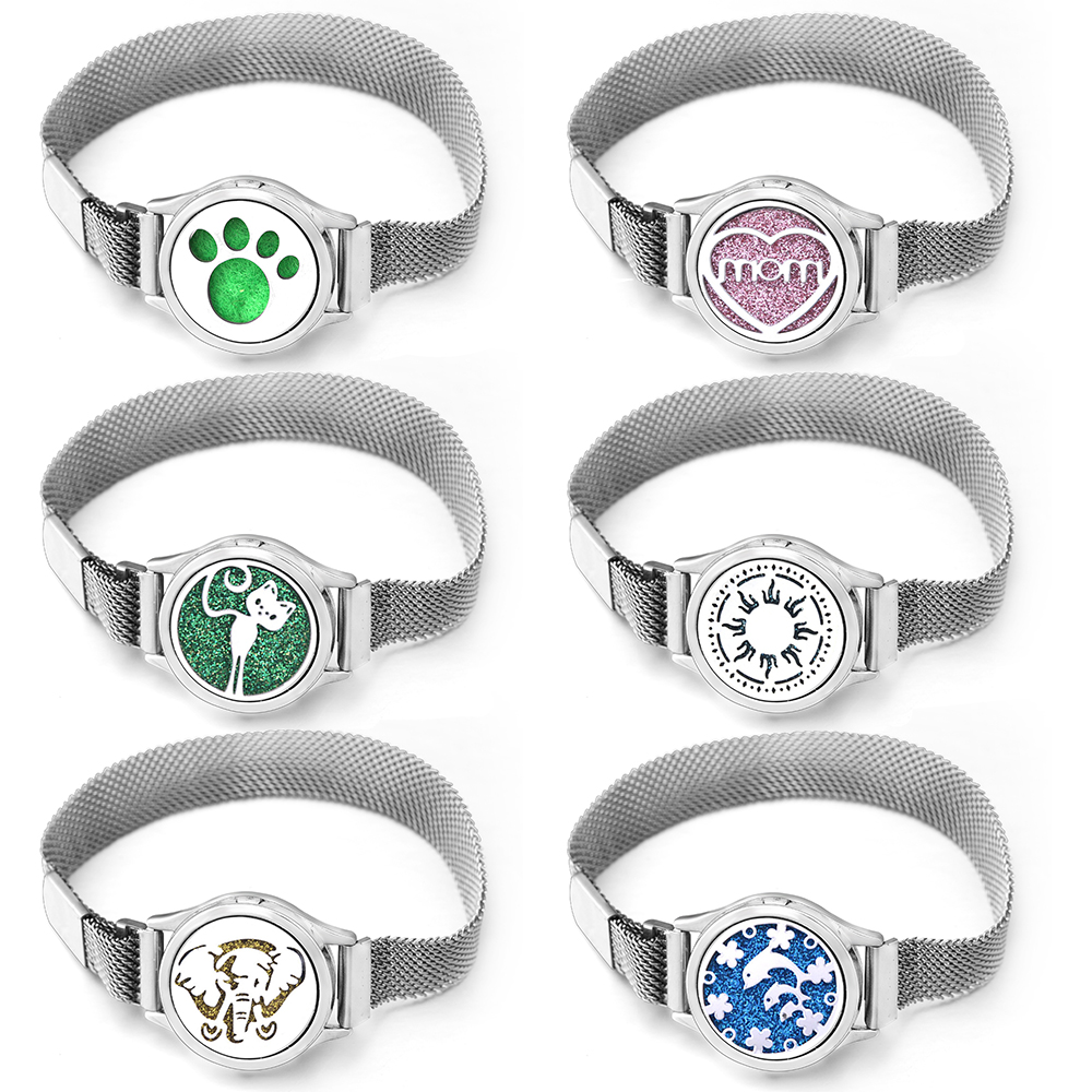 Pulsera de medallón de aromate - Jewelry Essentials Watches reseña y precio