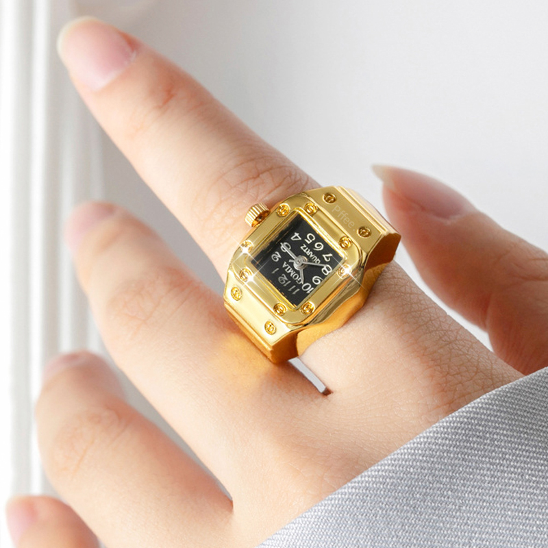 Anillos de pareja color oro, r - Vintage Jewelry Watches Women reseña y precio