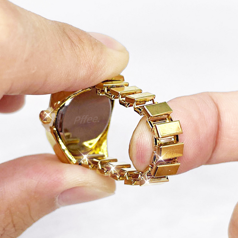 Anillos de pareja color oro, r - Vintage Jewelry Watches Women reseña y precio